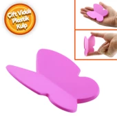 Kelebek Çocuk Bebek Genç Odası Çekmece Dolap Kapak Kulpu Kulbu Plastik Mat Pembe Kulp 32 Mm - 1