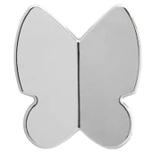 Kelebek Çocuk Bebek Genç Odası Çekmece Dolap Kapak Kulpu Kulbu Plastik Parlak Krom Kulp 32 Mm thumbnail 7