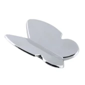 Kelebek Çocuk Bebek Genç Odası Çekmece Dolap Kapak Kulpu Kulbu Plastik Parlak Krom Kulp 32 Mm thumbnail 2