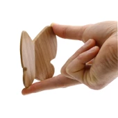 Kelebek Çocuk Bebek Genç Odası Çekmece Dolap Kapak Kulpu Kulbu Plastik Açık Ceviz Kulp 32 Mm thumbnail 5