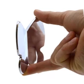 Kelebek Çocuk Bebek Genç Odası Çekmece Dolap Kapak Kulpu Kulbu Plastik Parlak Krom Kulp 32 Mm thumbnail 5