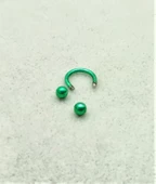 316L CERRAHİ ÇELİK PİERCİNG 6 MM DİŞ,DUDAK,KIKIRDAK,TRAGUS,KAŞ,KULAK SMİLEY PİERCİNG-0VP138 - 12