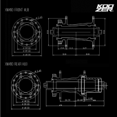 Koozer Xm490 Ön Arka Rulmanlı Göbek Seti 32 Delik Qr Mandallı 6 Vida Disk Uyumlu - 6