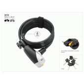 Magnum 8x1800mm Anahtarlı Bisiklet Kilidi 3018 KLT-117 thumbnail 2