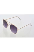 Sarı Metal Çerçeve Güneş Gözlüğü - 2