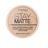 Rimmel London Stay Matte Pressed Powder Pudra 005 Silky Beige - 1