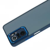 Xiaomi Redmi Note 10 / 10s Kılıf Freya Lazer Lens Kamera Çerçeveli Silikon Kapak - 5