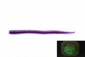 Fujin Mad Worm 9cm LRF Silikonu Glow Purple thumbnail 2
