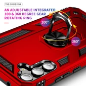 Gpack Samsung Galaxy A54 Kılıf Vega Sert Silikon Tank Standlı Yüzüklü Mıknatıslı thumbnail 3