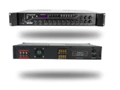 DEXUN D-230 250 WATT 3 ZONE İKİ MİK GRŞ USB-BT 4/16-70-100V HAT TRAFOLU ANFİ thumbnail 1