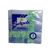 Z78W31 SELPAK PEÇETE MAVI  3 KATLI 20 ADET 30x30cm - 1