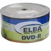 Elba Boş DVD-R  4,7Gb-120Min 16x Shrink 50 li 1 Paket - 1