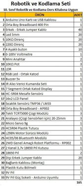 Robotik ve Kodlama Seti - 10.Sınıf Bilişim Tek. Alanına Uygun - 3