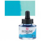 Talens Ecoline Sıvı Suluboya 30 ml. 522 Turkuaz Blue - 1