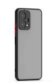 Xiaomi Redmi Note 12 5G Kılıf Mat Yüzey Kamera Korumalı Silikon - 1