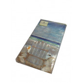 Z78W32 SAHIL DESENLI UCUN  PEÇETE 15 ADET 15x13cm - 1