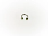 316L CERRAHİ ÇELİK 8 MM TAŞLI DİŞ, DUDAK, KIKIRDAK, TRAGUS, KAŞ, KULAK SMİLEY PİERCİNG-0VP146 - 4