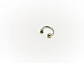 316L CERRAHİ ÇELİK 8 MM TAŞLI DİŞ, DUDAK, KIKIRDAK, TRAGUS, KAŞ, KULAK SMİLEY PİERCİNG-0VP146 - 3