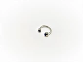 316L CERRAHİ ÇELİK 8 MM TAŞLI DİŞ, DUDAK, KIKIRDAK, TRAGUS, KAŞ, KULAK SMİLEY PİERCİNG-0VP146 - 10