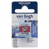 Talens Van Gogh Tablet Suluboya 1/2 Carmine 318 - 1
