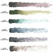 Zig Gansai Tambi Graphite Colors Sulu Boya Seti 6 Renk thumbnail 3