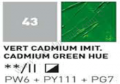 Pebeo Studio Akrilik Boya 100ml Tüp 43 Cadmium Green thumbnail 1