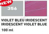 Pebeo Studio Akrilik Boya 100ml Tüp 356 Violet Blue metallic thumbnail 1