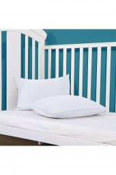 2li Set Beyaz Bebek Yastık Kılıfı 35x45 100 Pamuklu Kapaklı - 3
