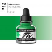 Daler Rowney Fw Acrylic Artisits Ink 29.5 ml Damlalıklı Cam Şişe Emerald Green 335 - 1