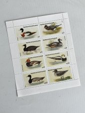 Ördek Temalı Ekvator Ginesi Damgasız 8'li Blok Pul thumbnail 3