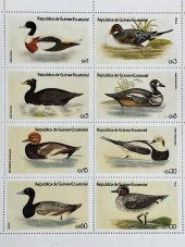 Ördek Temalı Ekvator Ginesi Damgasız 8'li Blok Pul thumbnail 4