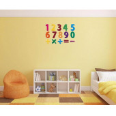 XFG060 DUVAR SÜSÜ (STİCKER) RAKAMLI DESEN PVC 48X33X0,5CM - 6