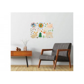 XFG115 DUVAR SÜSÜ (STİCKER) ORMANLI DESENLİ PVC 48X33X0,5CM - 5