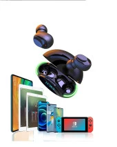 Concord AP15 Ekstra Bass RGB Işıklı Dijital Göstergeli Oyuncu Bluetooh Kulaklık - 6