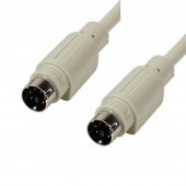 6 Pin Mini Din PS/2 Erkek - Erkek Kablo 4.5 Metre - 1