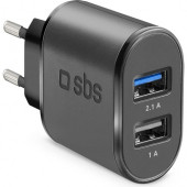 Sbs 2xusb-A Hızlı Seyahat Şarj Cihazı-Siyah - 1