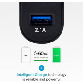 Sbs 2xusb-A Hızlı Seyahat Şarj Cihazı-Siyah - 2