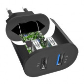 Sbs 2xusb-A Hızlı Seyahat Şarj Cihazı-Siyah - 3