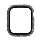 Apple Watch 7 45mm Zore Watch Gard 24 Kenarları Taşlı Sert PC Koruyucu - 3