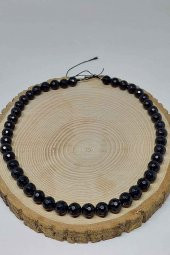 Turmalin Taşı Faset Kesim Dizi 8mm thumbnail 2