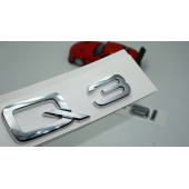 Audi Q3 30 TFSi Krom ABS 3M 3D Bagaj Yazı Logo Orjinal Ürün - 1