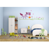 XFG124 DUVAR SÜSÜ (STİCKER) KÜÇÜK AT DESENLİ PVC 70X50X0,5CM - 1