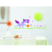 XFG124 DUVAR SÜSÜ (STİCKER) KÜÇÜK AT DESENLİ PVC 70X50X0,5CM - 5