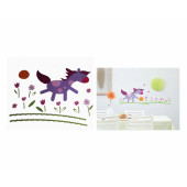 XFG124 DUVAR SÜSÜ (STİCKER) KÜÇÜK AT DESENLİ PVC 70X50X0,5CM - 6