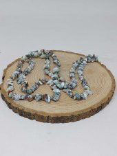 Delikli Larimar Taşı Mini Boy 50 adet - 3