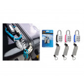 782028 BAVUL VE VALİZ SABİTLEME KİLİDİ 3 LÜ SET,100CM - 1