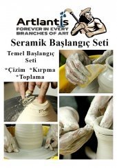 Seramik Başlangıç Seti 8 Parça 1 Paket Modelaj Modelleme Hekel Çömlek Sanatsal Ebeşuar Hobi Düzeltme - 3