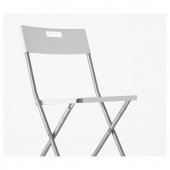 IKEA Gunde Katlanır Sandalye - Beyaz - 6