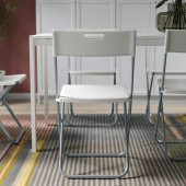 IKEA Gunde Katlanır Sandalye - Beyaz - 8