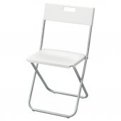 IKEA Gunde Katlanır Sandalye - Beyaz - 1